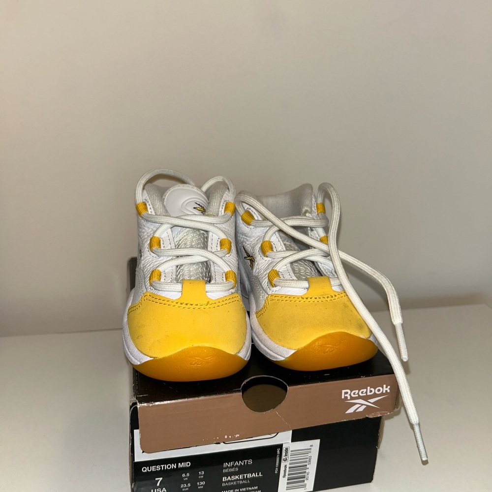 Reebok Kids' Sneakers in White and Yellow